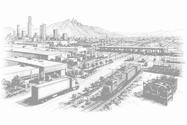 Illustration for: Nuevo León’s Auto Exports Enter a New T-MEC Test