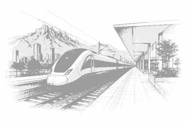 Illustration for: Saltillo–Nuevo Laredo Train Gets MX$41,985.8M in 2027