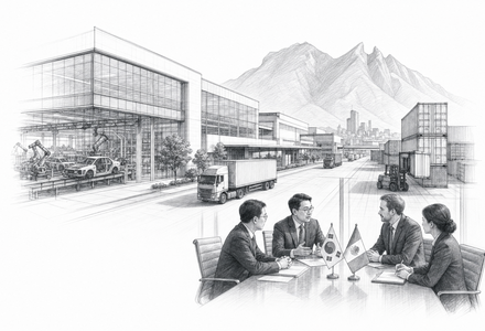 Mexico–Korea Investment Pact Moves Toward Signature; Nuevo León Holds 47.1%