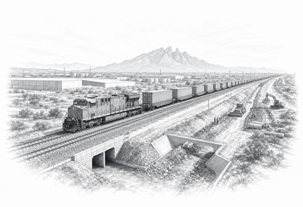 Tren del Norte advances in Nuevo León on a 395.7-km route